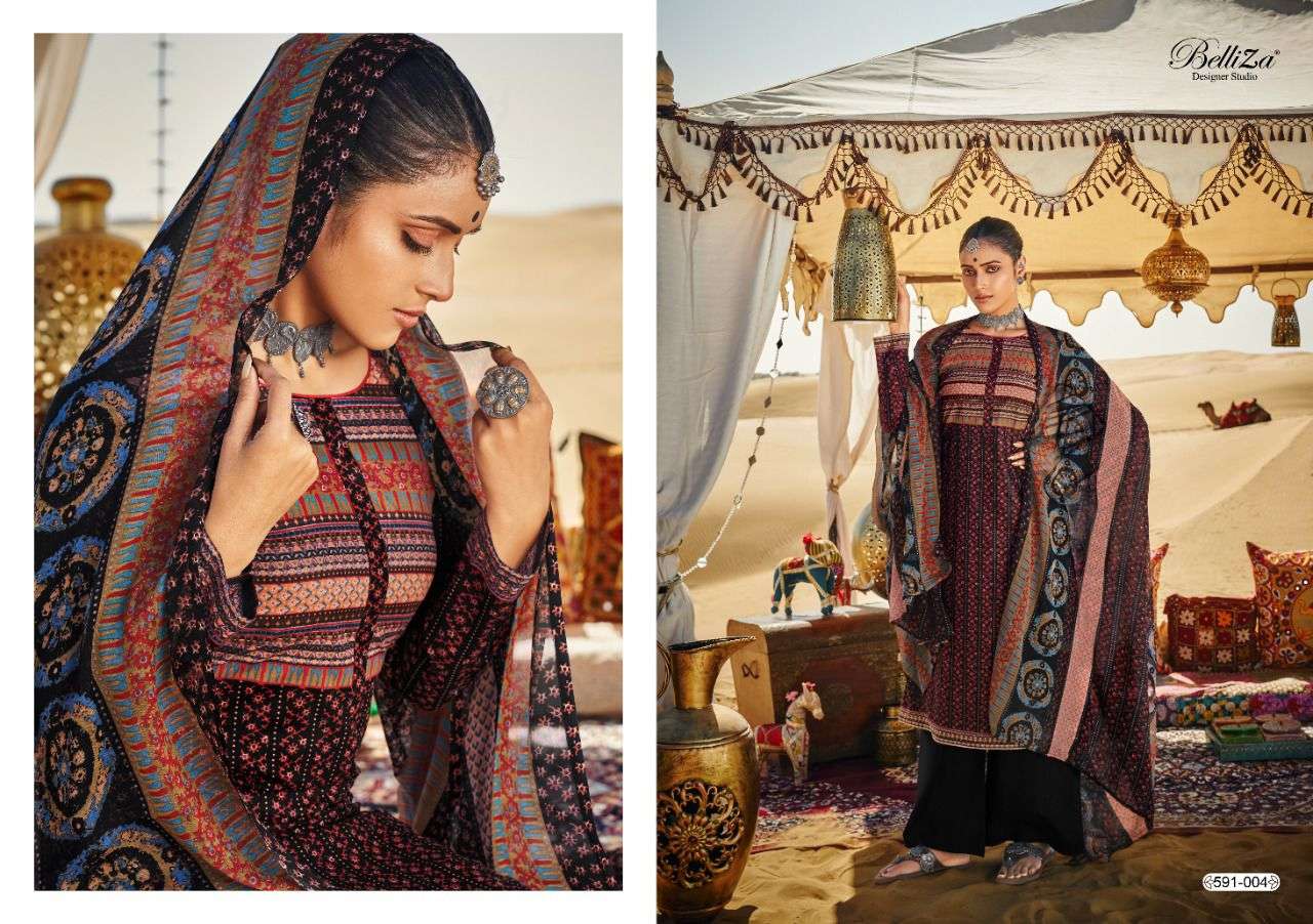 Belliza Queen Of Desert Catalog Designer Cotton Dress Materials