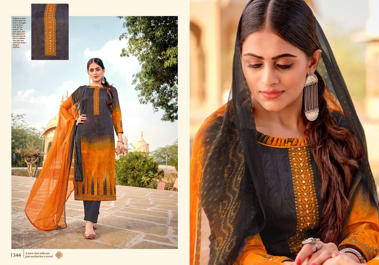 Bipson Shades Catalog Pure Jam Satin Daily Wear Dress Materials