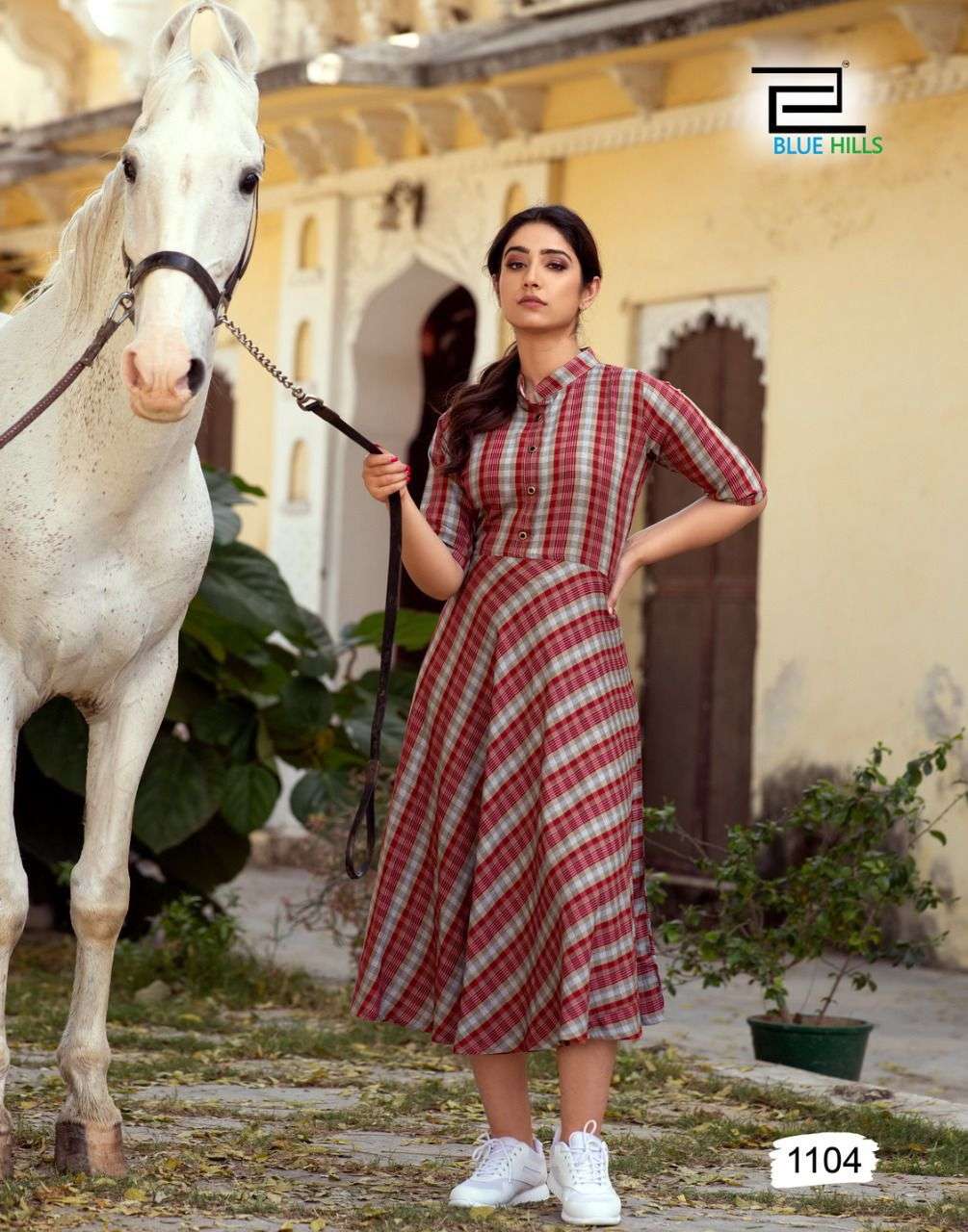 Blue Hills Checkmate Vol 10 Catalog Party Wear Heavy Rayon  Long Anarkali Kurtis