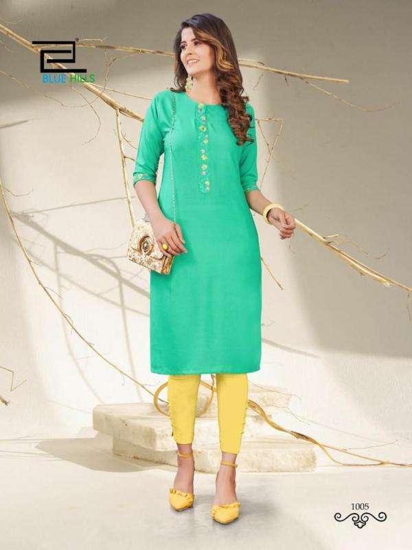 Blue Hills Mohini vol 2 catalog Rayon Casual wear ladies Kurti