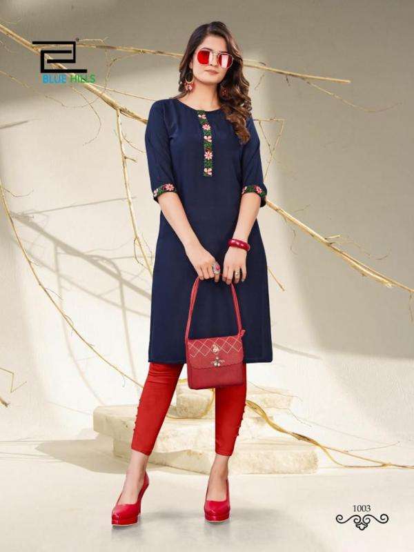 Blue Hills Mohini vol 2 catalog Rayon Casual wear ladies Kurti