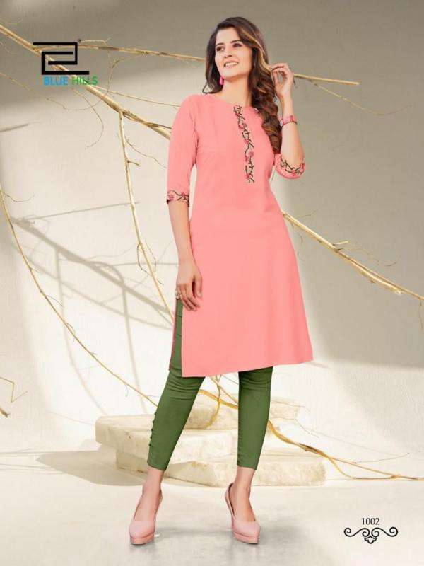 Blue Hills Mohini vol 2 catalog Rayon Casual wear ladies Kurti