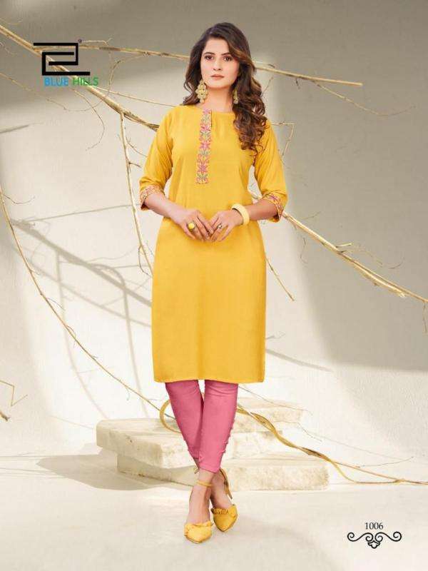 Blue Hills Mohini vol 2 catalog Rayon Casual wear ladies Kurti