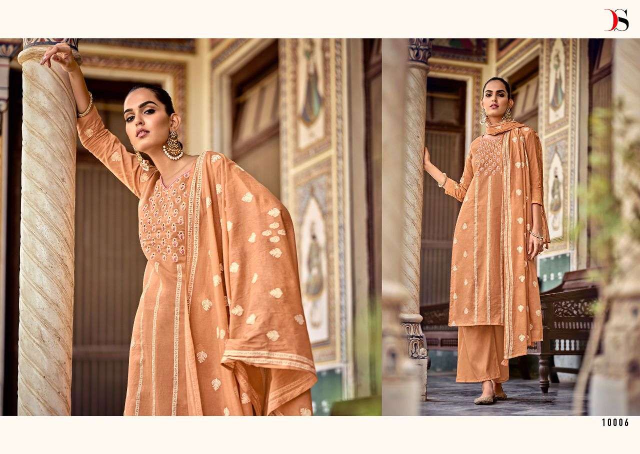 Deepsy Zulfat Catalog Party Wear Embroidery Dress Materials