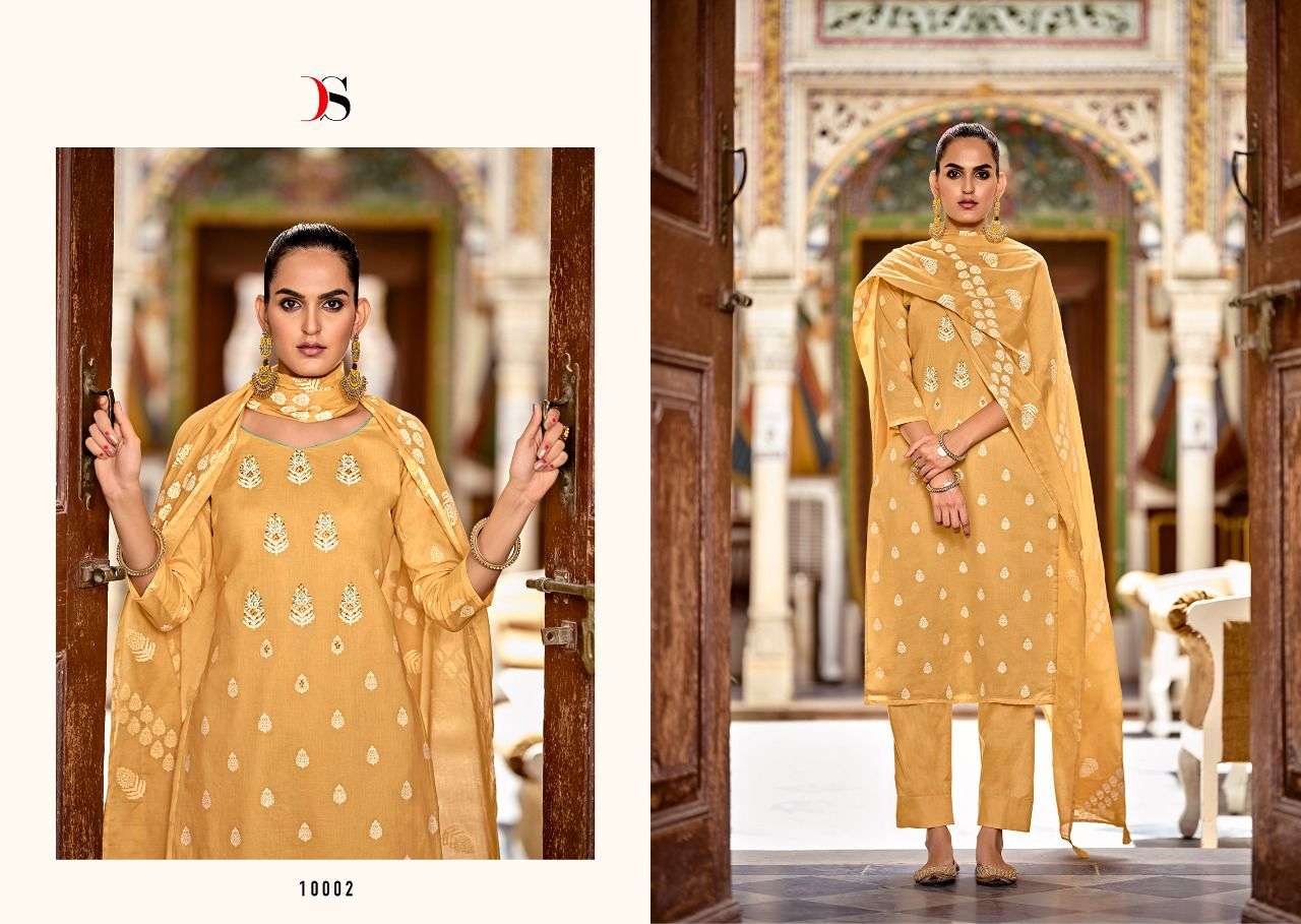 Deepsy Zulfat Catalog Party Wear Embroidery Dress Materials