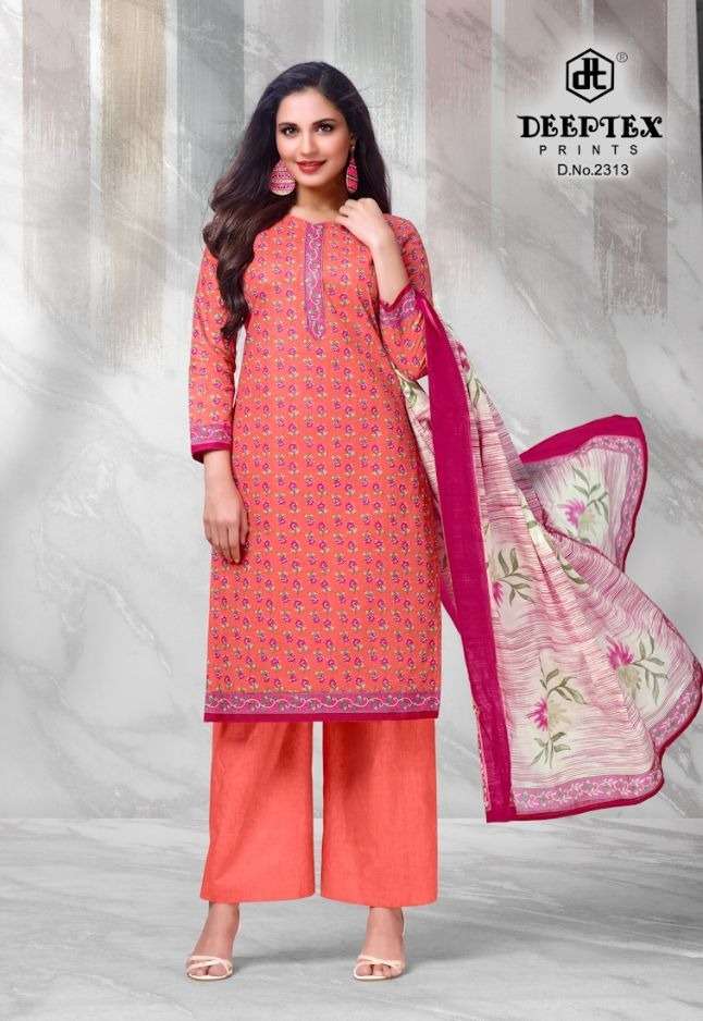 Deeptex Chief Guest Vol 23 Catalog Regular Wear Cotton Printed Women Dress Materials 