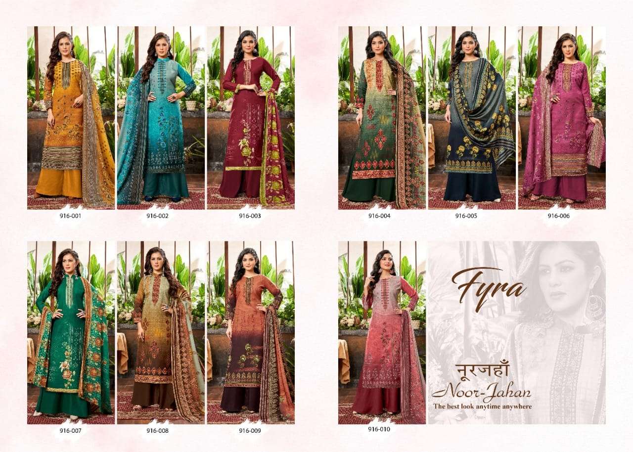 Fyra Noor Jahan Vol 4  Catalog Pure Cotton Regular Wear Dress Material