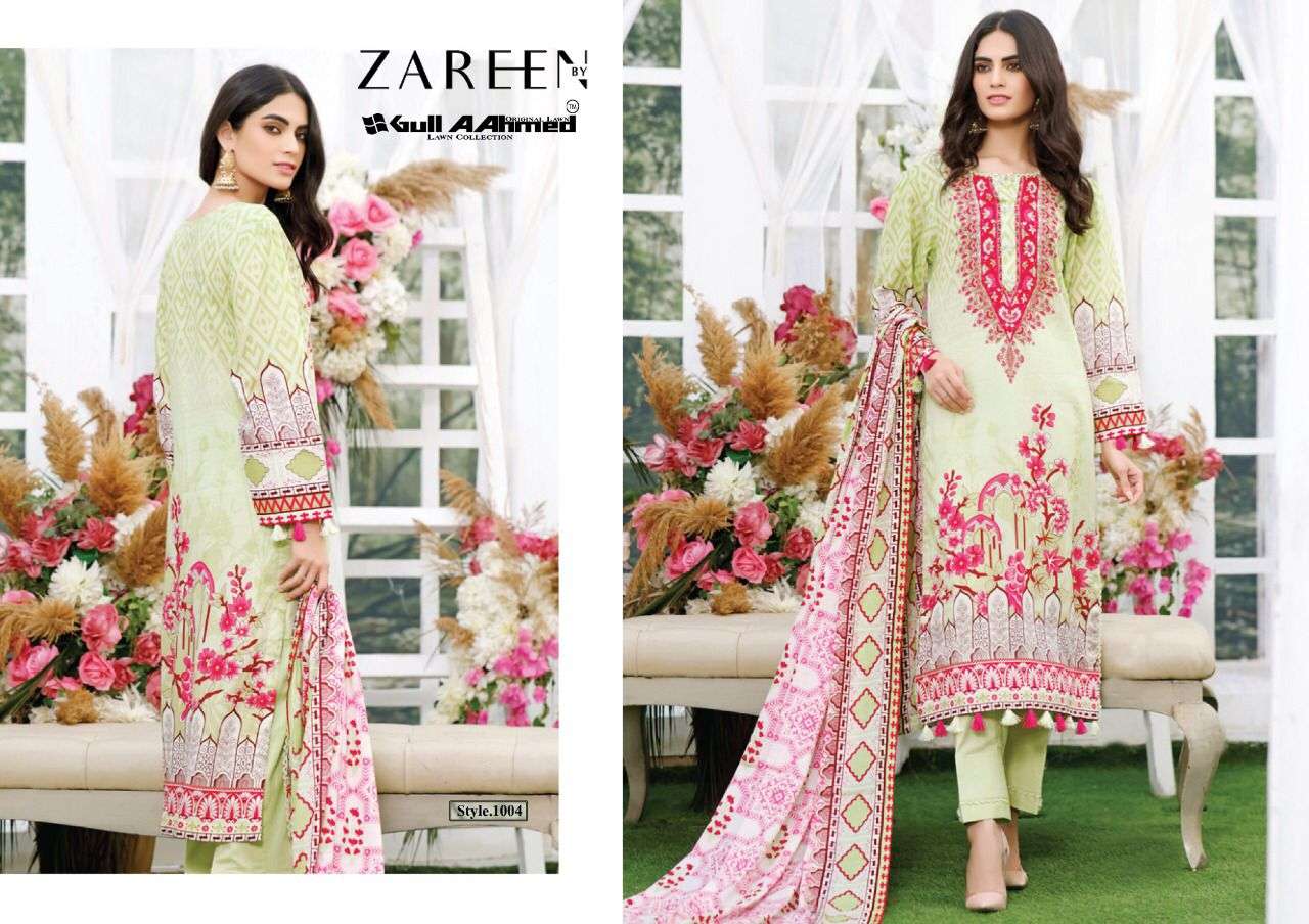 Gull AAhmed Zareen catalog  Exclusive jam satin Pakistani suits 