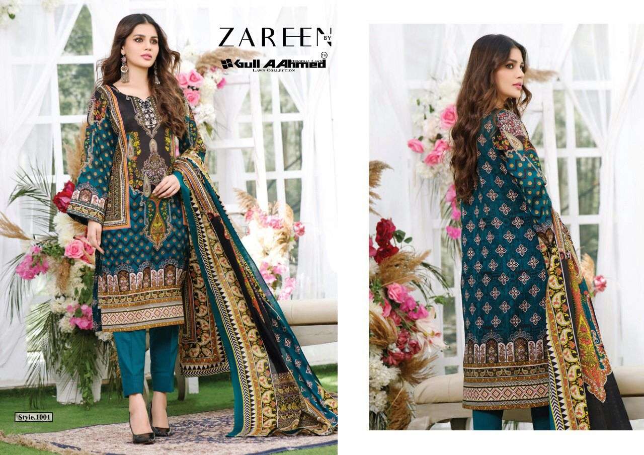 Gull AAhmed Zareen catalog  Exclusive jam satin Pakistani suits 