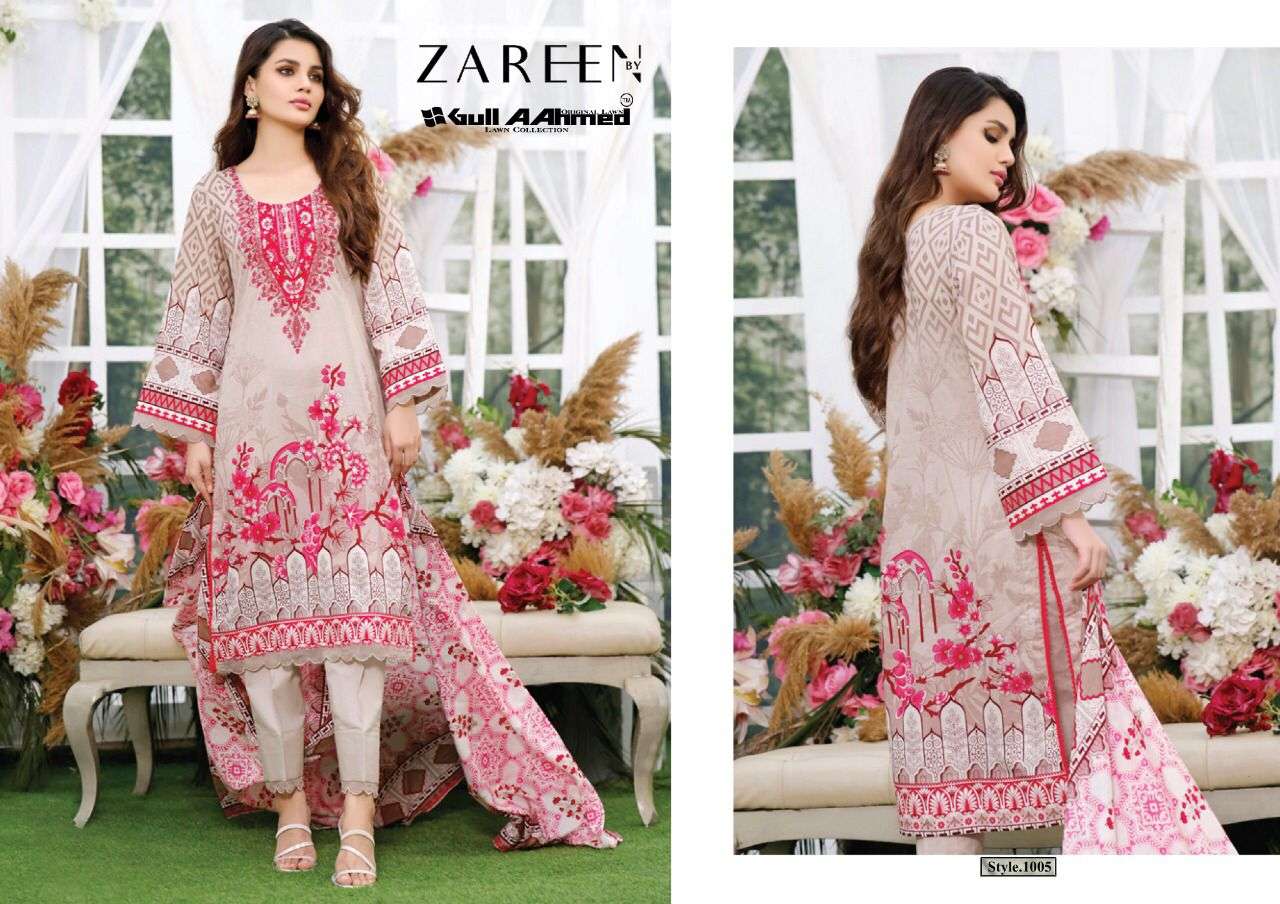 Gull AAhmed Zareen catalog  Exclusive jam satin Pakistani suits 