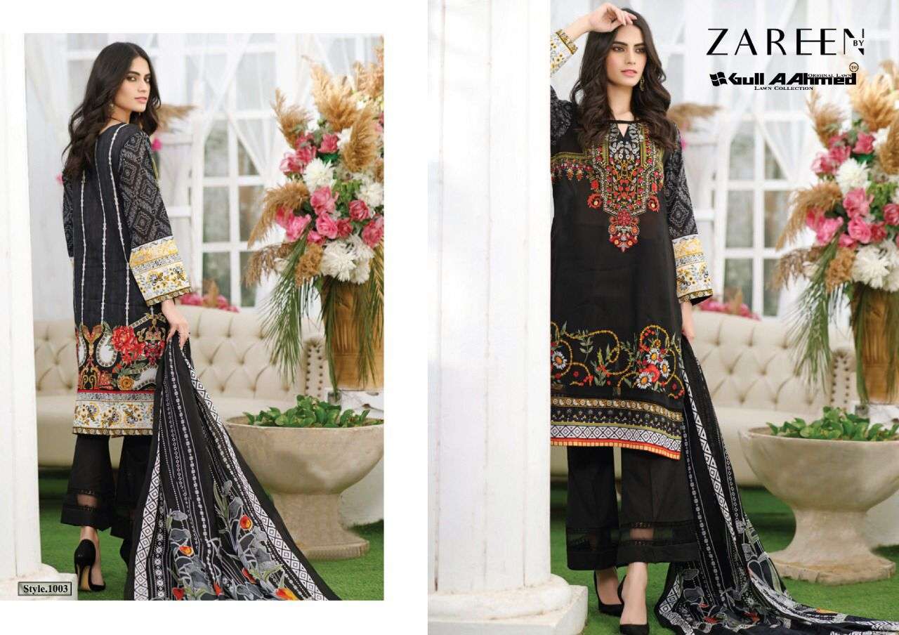 Gull AAhmed Zareen catalog  Exclusive jam satin Pakistani suits 