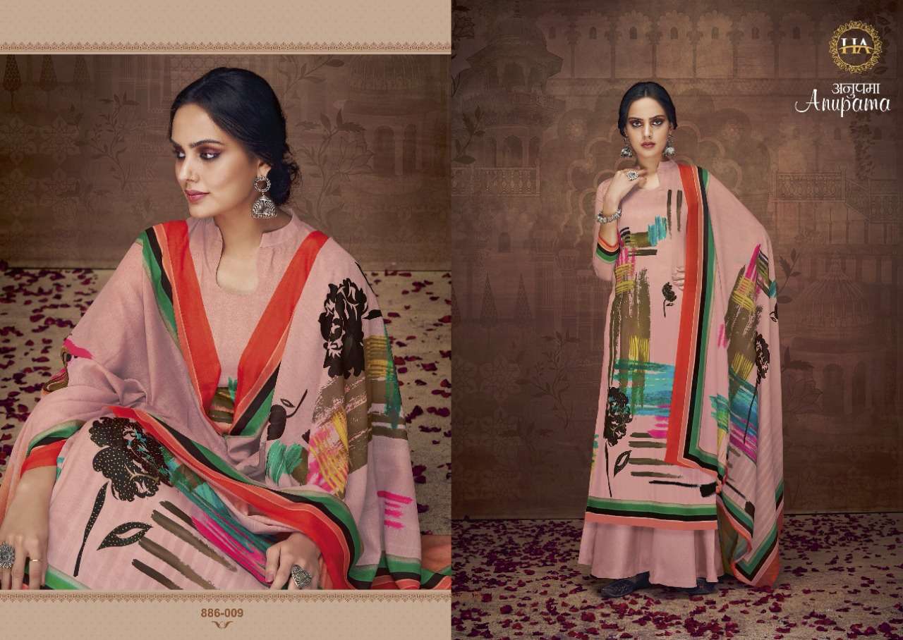 Harshit Anupama catalog  Pure Zam Cotton Dress Meterial  Daily Wear 