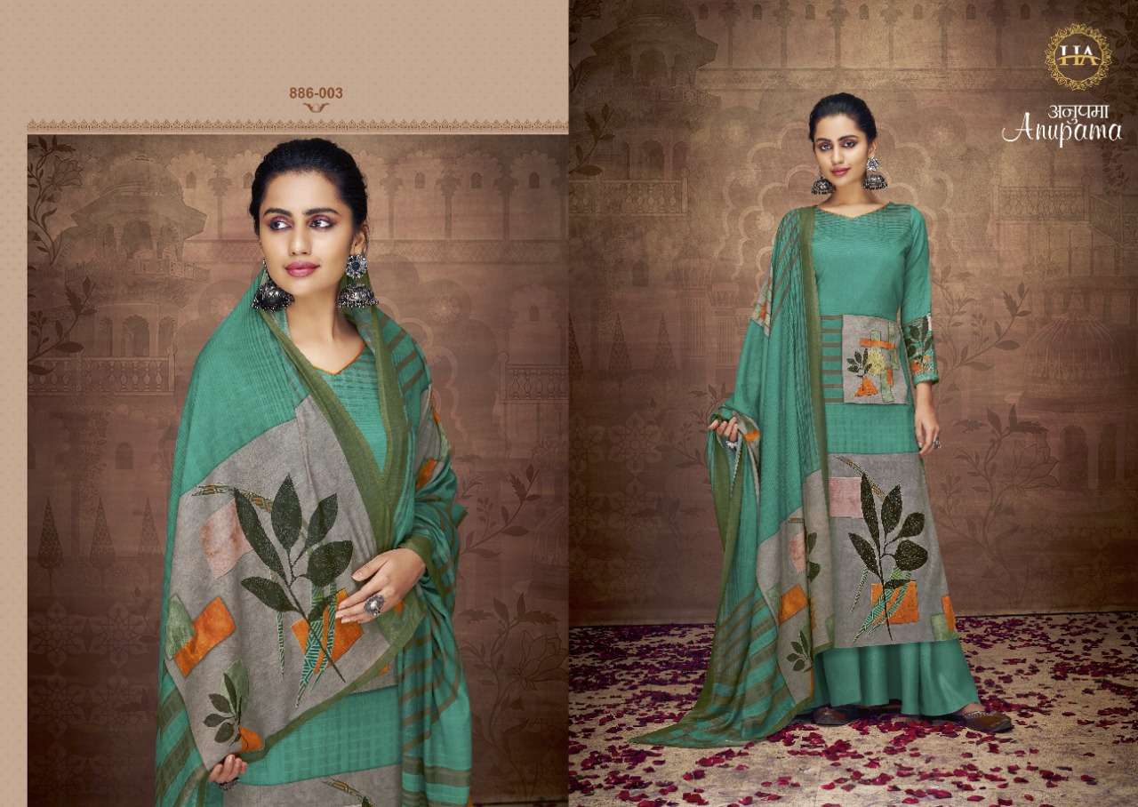Harshit Anupama catalog  Pure Zam Cotton Dress Meterial  Daily Wear 
