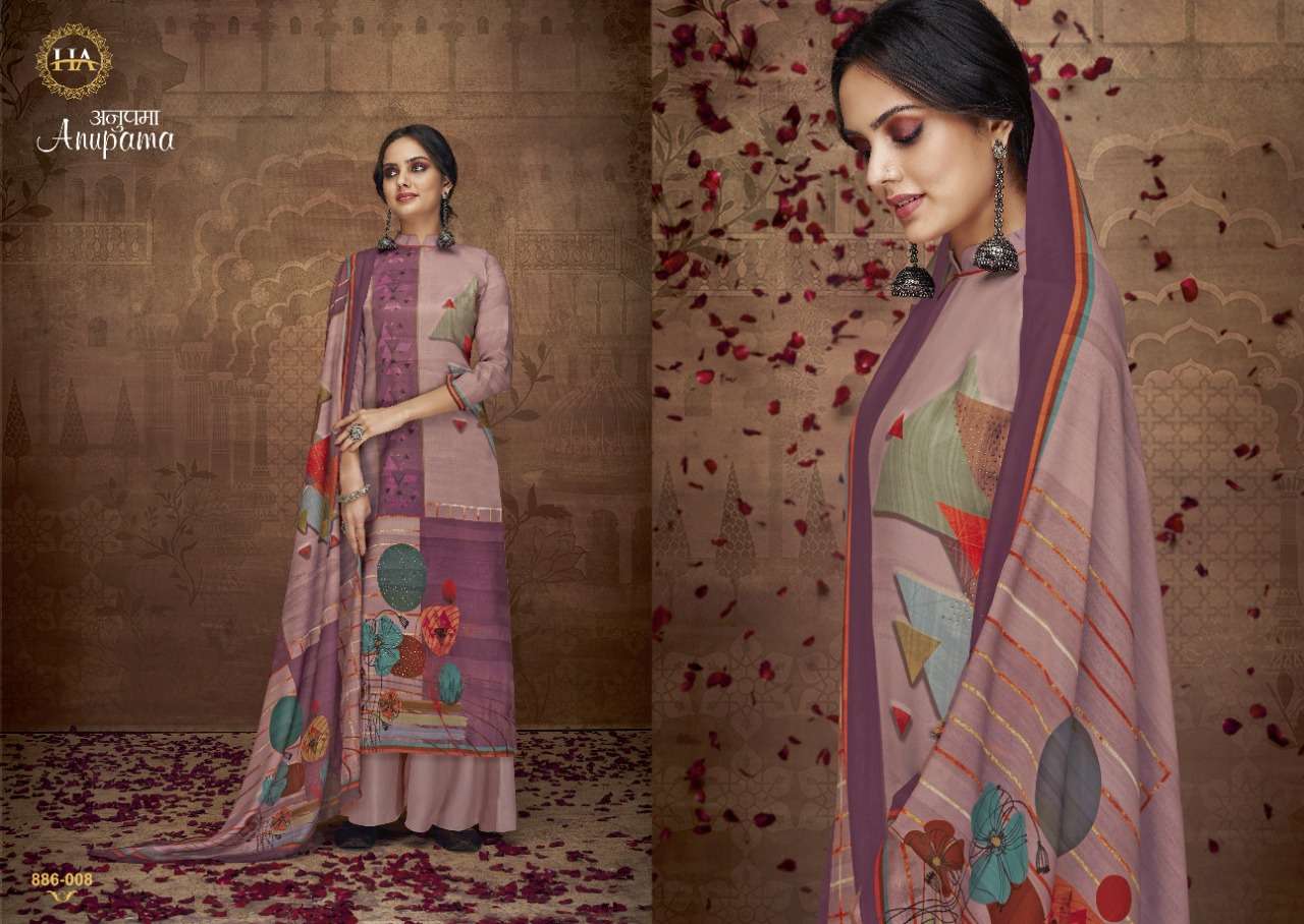 Harshit Anupama catalog  Pure Zam Cotton Dress Meterial  Daily Wear 