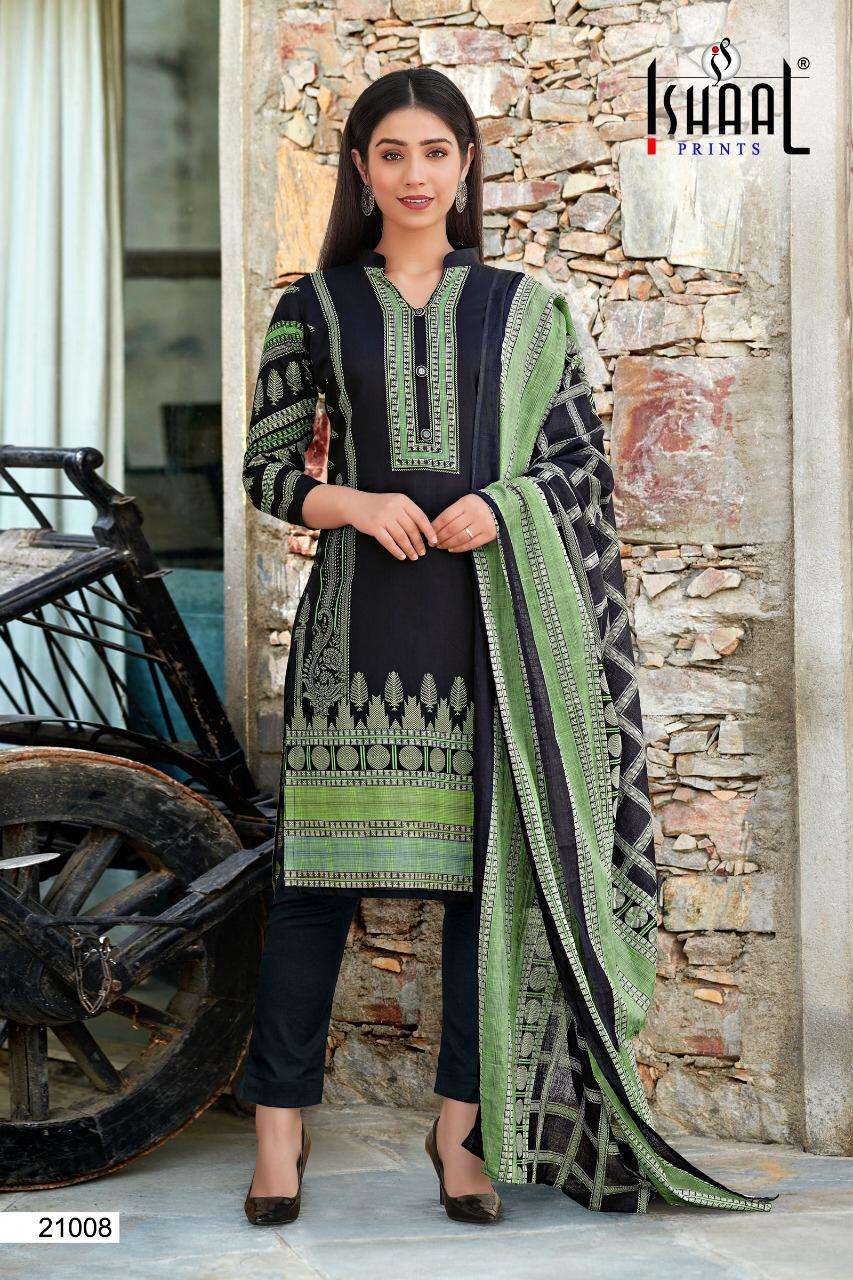 Ishaal Gulmohar Vol 21 Catalog Lawn Cotton Unstitched Salwar Suits