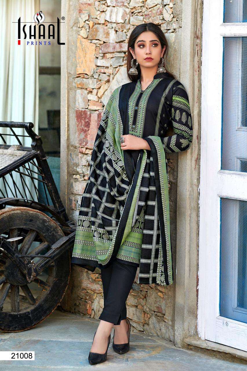 Ishaal Gulmohar Vol 21 Catalog Lawn Cotton Unstitched Salwar Suits