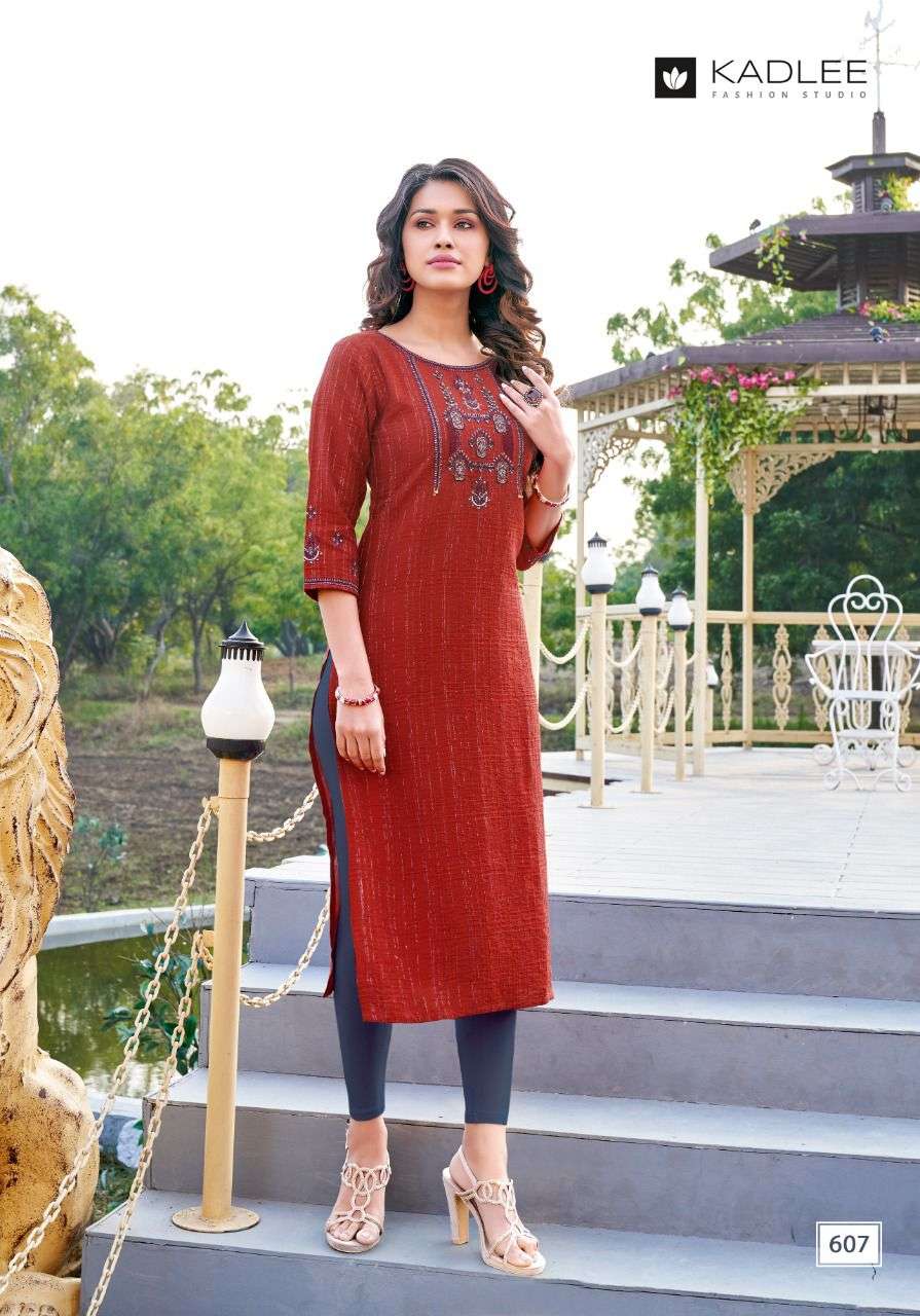 Kadlee Kashish Catalog Festive Wear Rayon Kurtis  