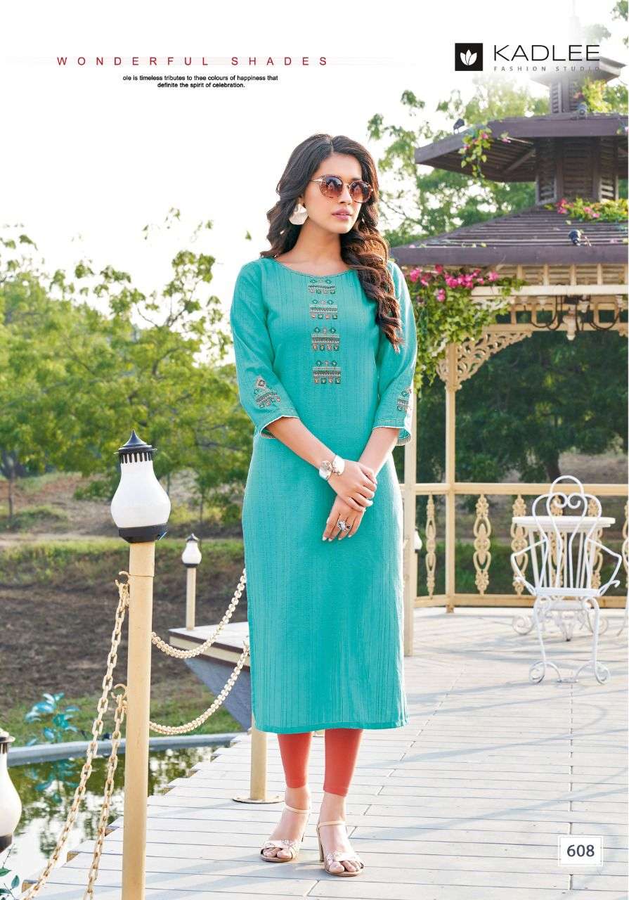 Kadlee Kashish Catalog Festive Wear Rayon Kurtis  