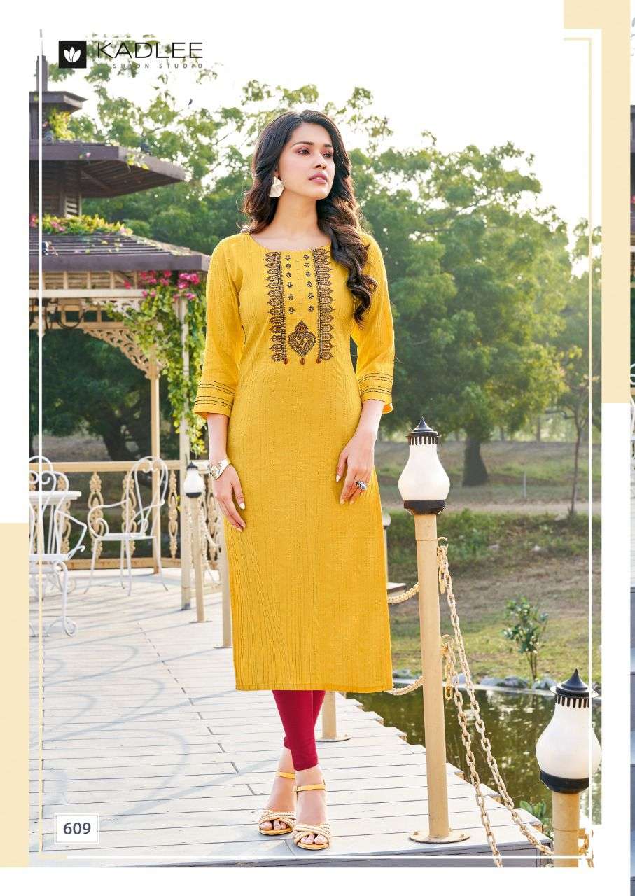 Kadlee Kashish Catalog Festive Wear Rayon Kurtis  