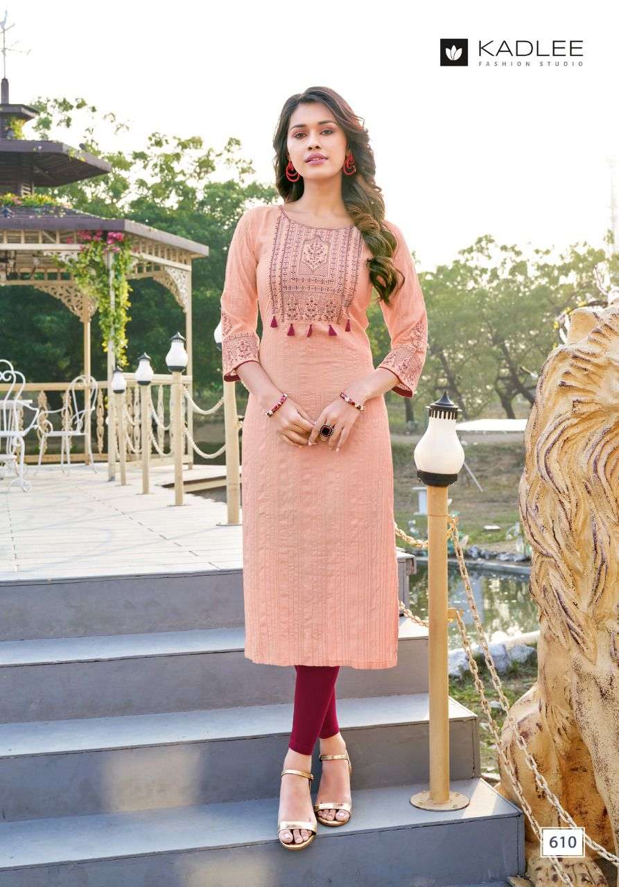 Kadlee Kashish Catalog Festive Wear Rayon Kurtis  