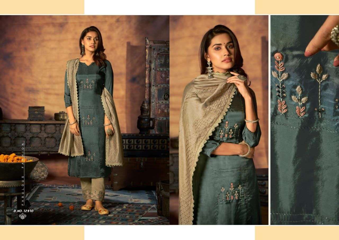 Kalaroop  Maher Readymade Top  Bottom  with Dupatta Catalog 
