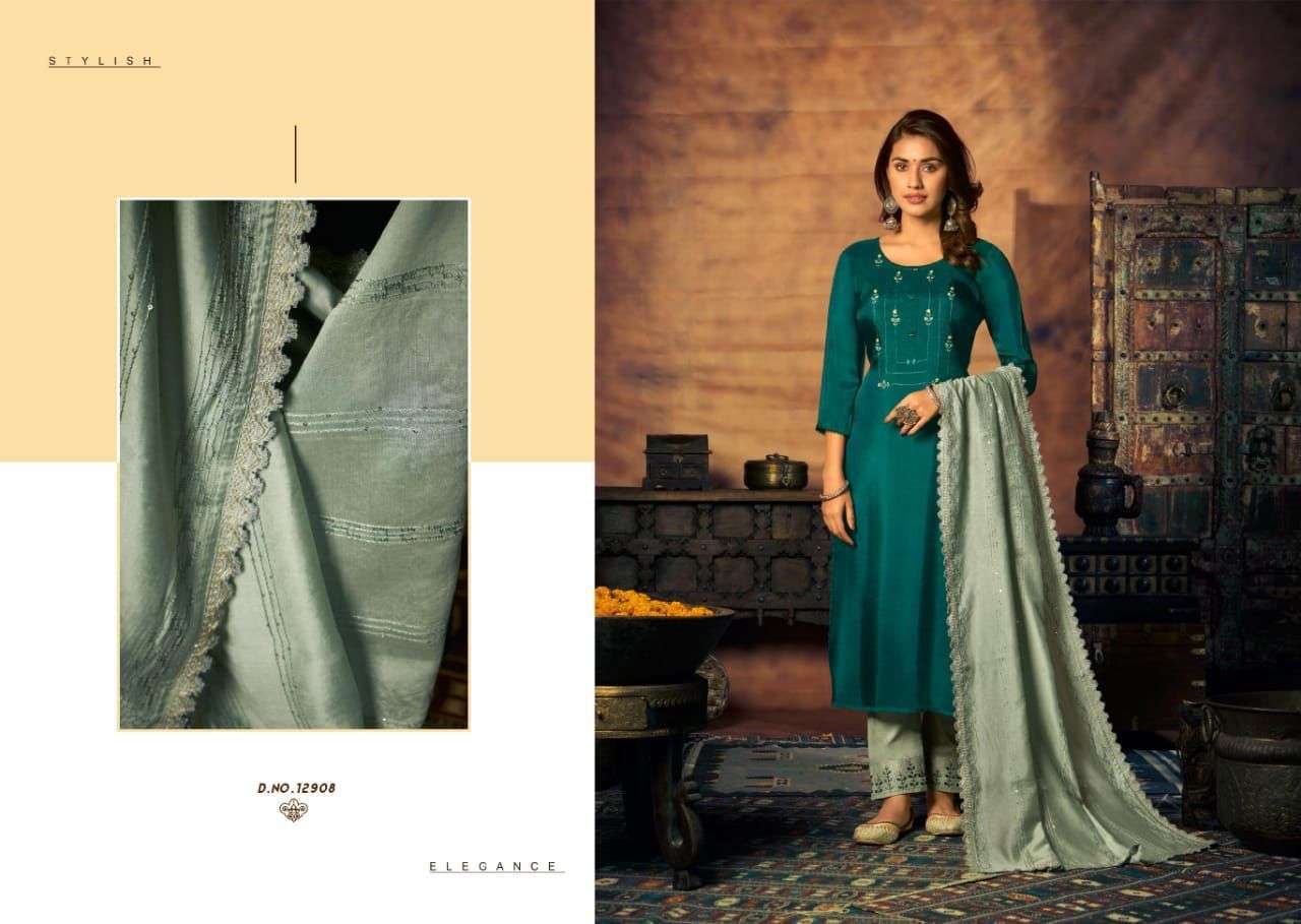 Kalaroop  Maher Readymade Top  Bottom  with Dupatta Catalog 