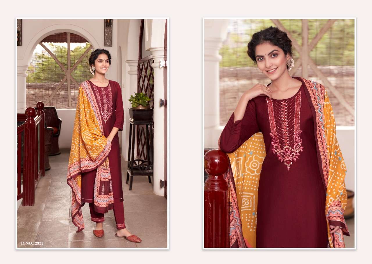 Kalaroop Purika  vol 4 catalog Fancy  Embroidery Ready Made  top bottom with  duptta  catalog  