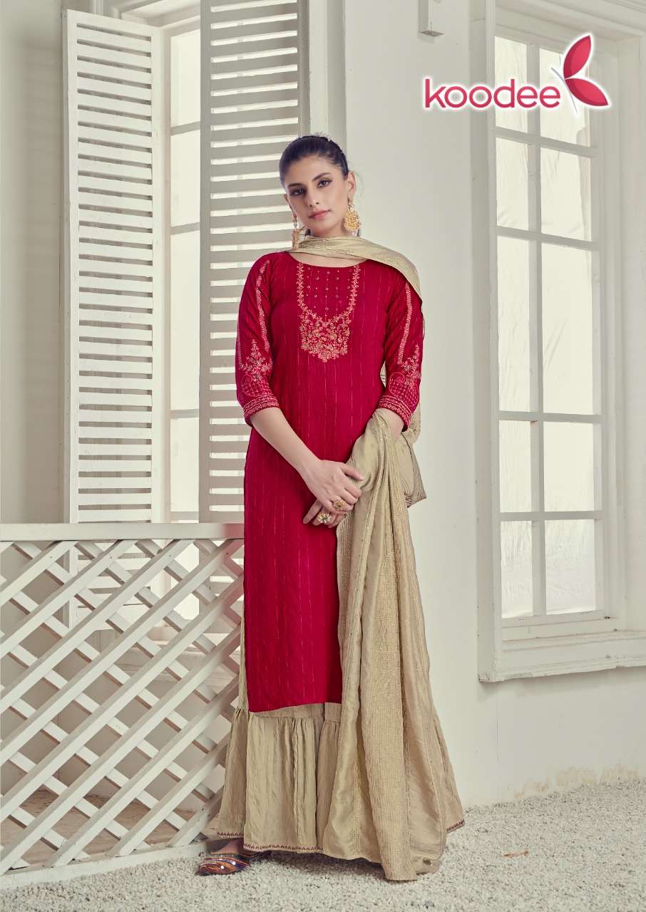 Koodee Sonpari vol 2 catalog  Designer Fancy Top Sharara with Duptta  catalog 