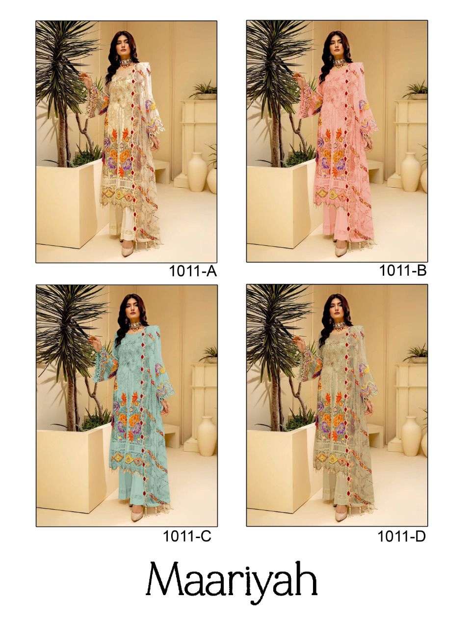Maariyah Heavy Faux Georgette Pakistani Salwar Kameez 