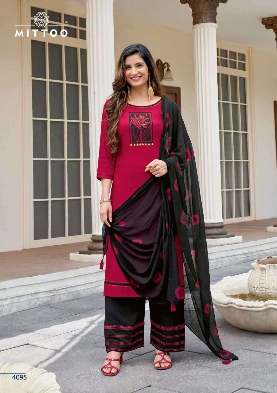 Mittoo Mahendi vol 6 catalog Festive Wear Readymade  Top Bottom with duptta  catalog 