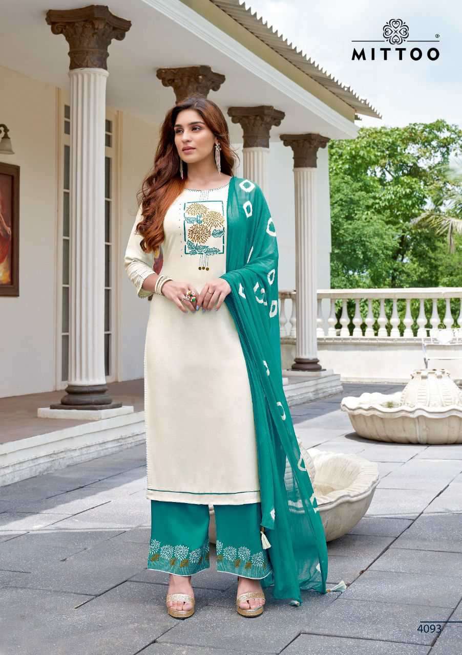 Mittoo Mahendi vol 6 catalog Festive Wear Readymade  Top Bottom with duptta  catalog 