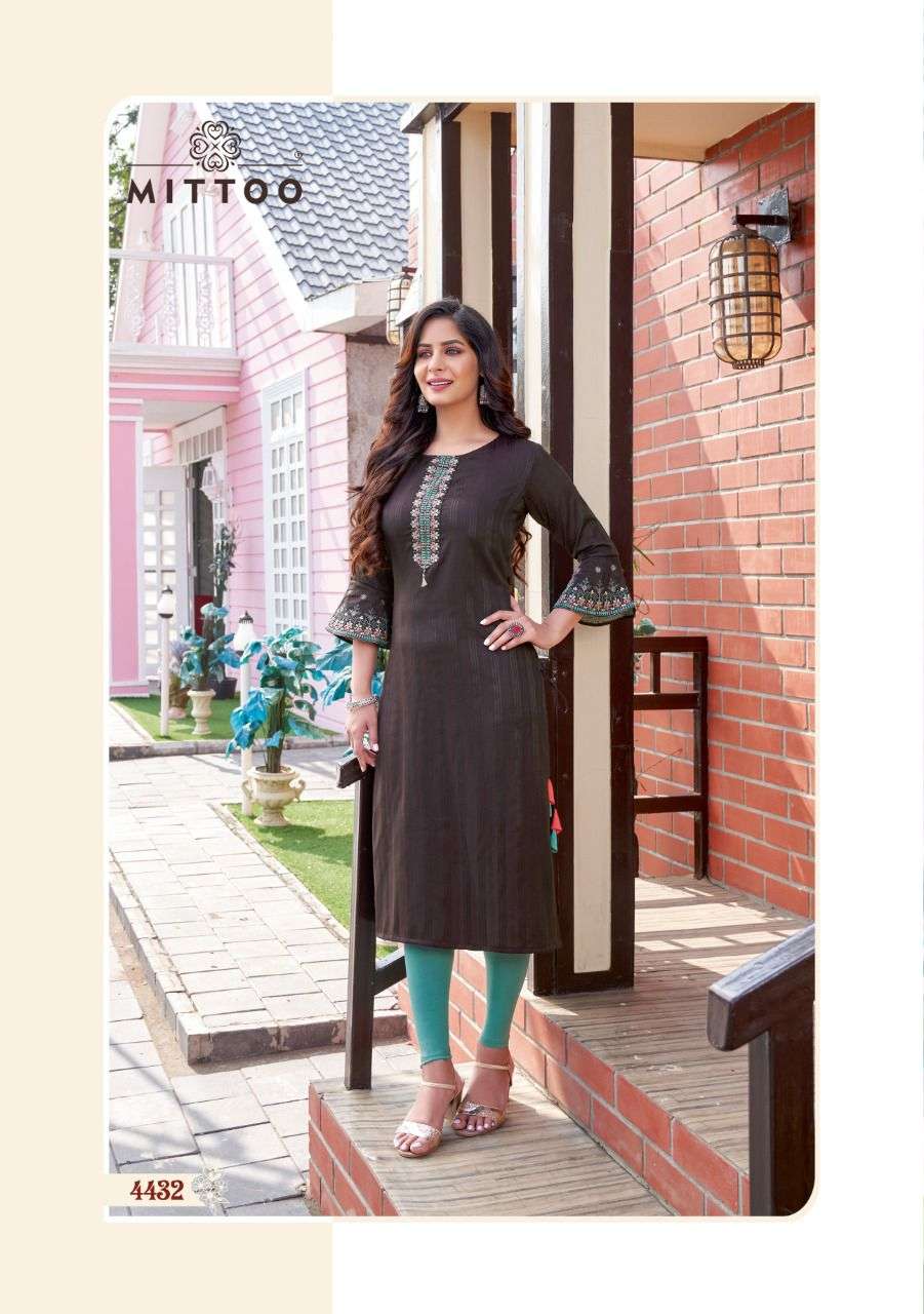Mittoo Mayurika Vol 5 Catalog Festive Wear Embroidery Kurtis