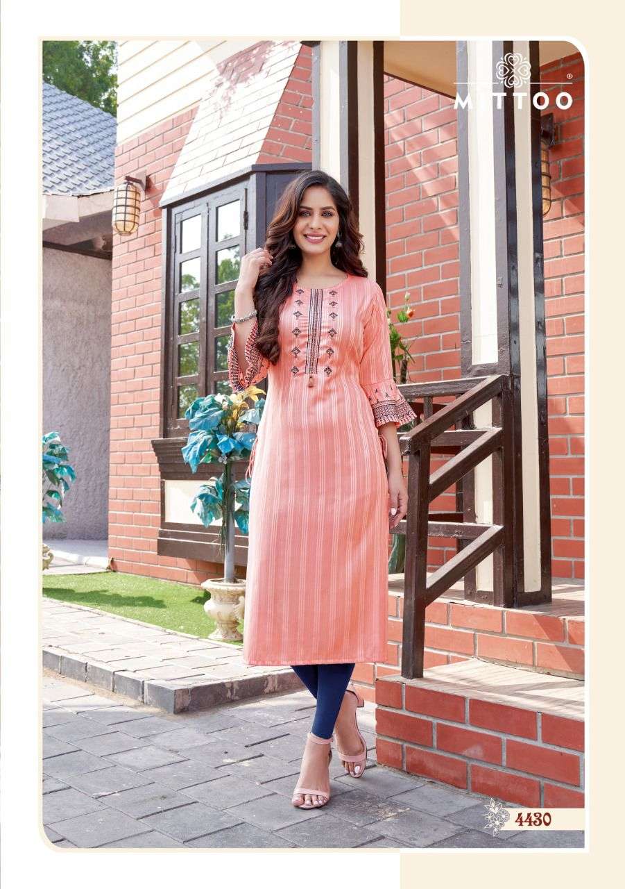 Mittoo Mayurika Vol 5 Catalog Festive Wear Embroidery Kurtis