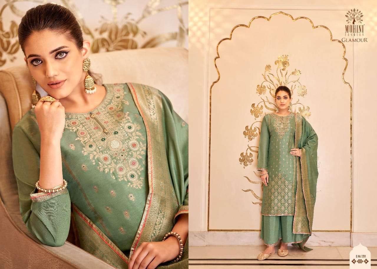 Mohini Fashion Glamour Vol 112 Catalog Ethnic Wear Unstitched Dress Materials 