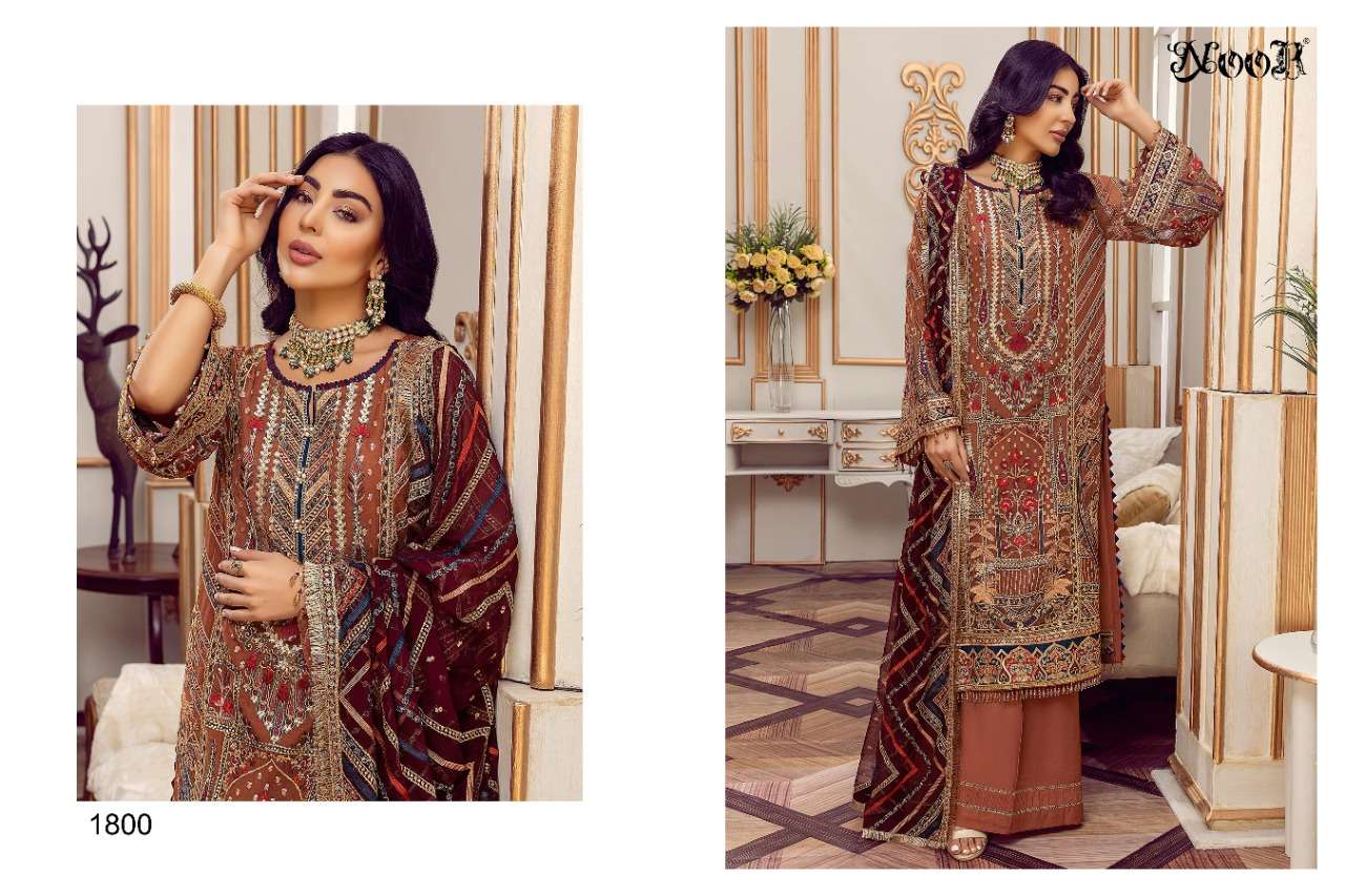 Noor Adan Libas vol  2 catalog Fancy Georgette Pakistani Salwar suits 
