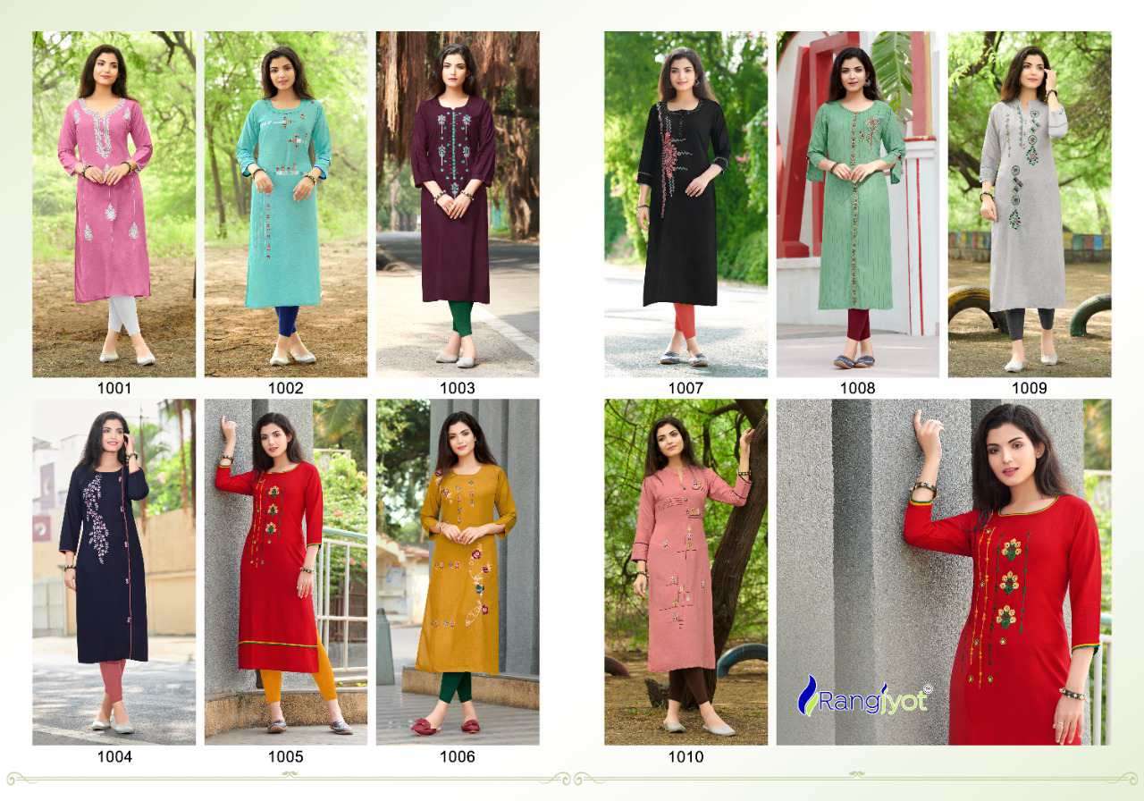 Rangjyot Siana vol 1 catalog  Ethnic Wear Designer Kurti 