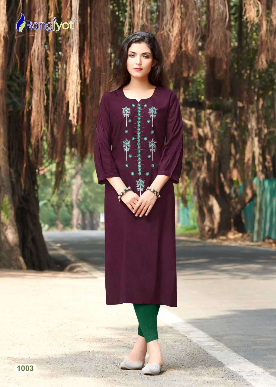 Rangjyot Siana vol 1 catalog  Ethnic Wear Designer Kurti 