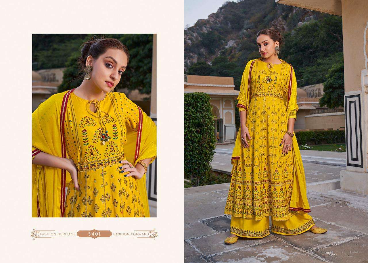 Rangoon Inspire Catalog Readymade Dress Materials