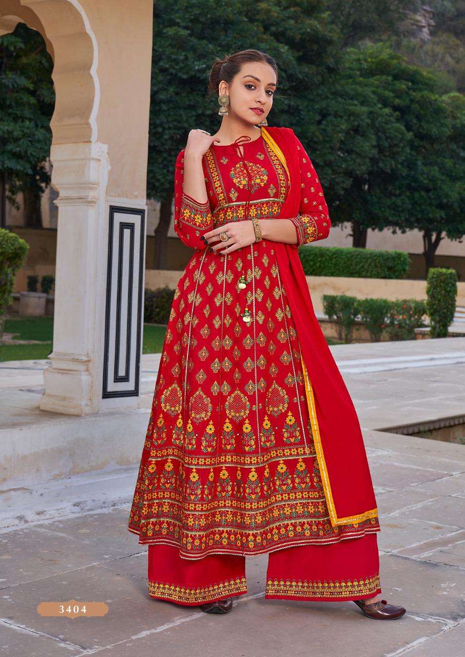 Rangoon Inspire Catalog Readymade Dress Materials