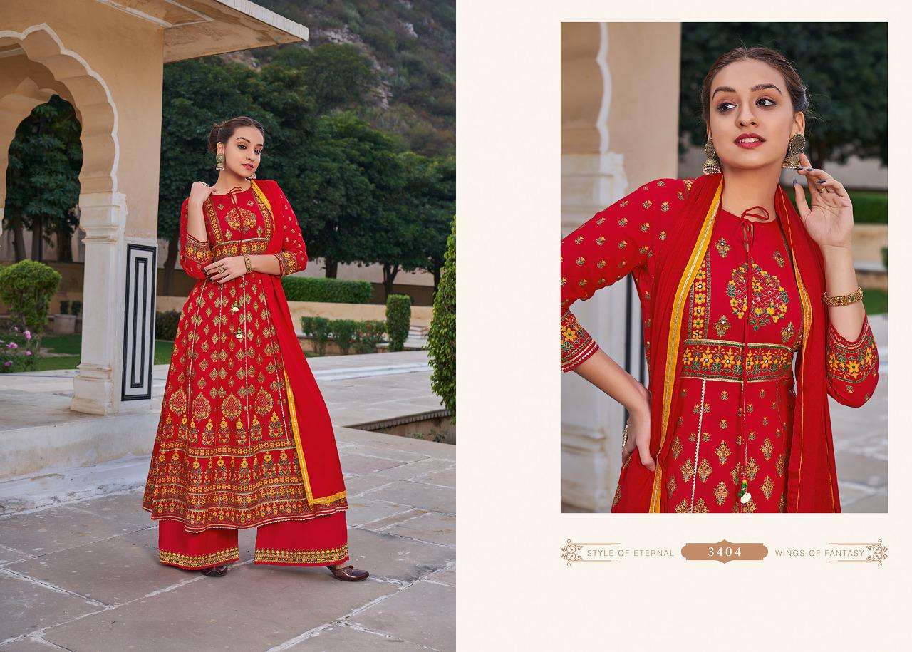 Rangoon Inspire Catalog Readymade Dress Materials