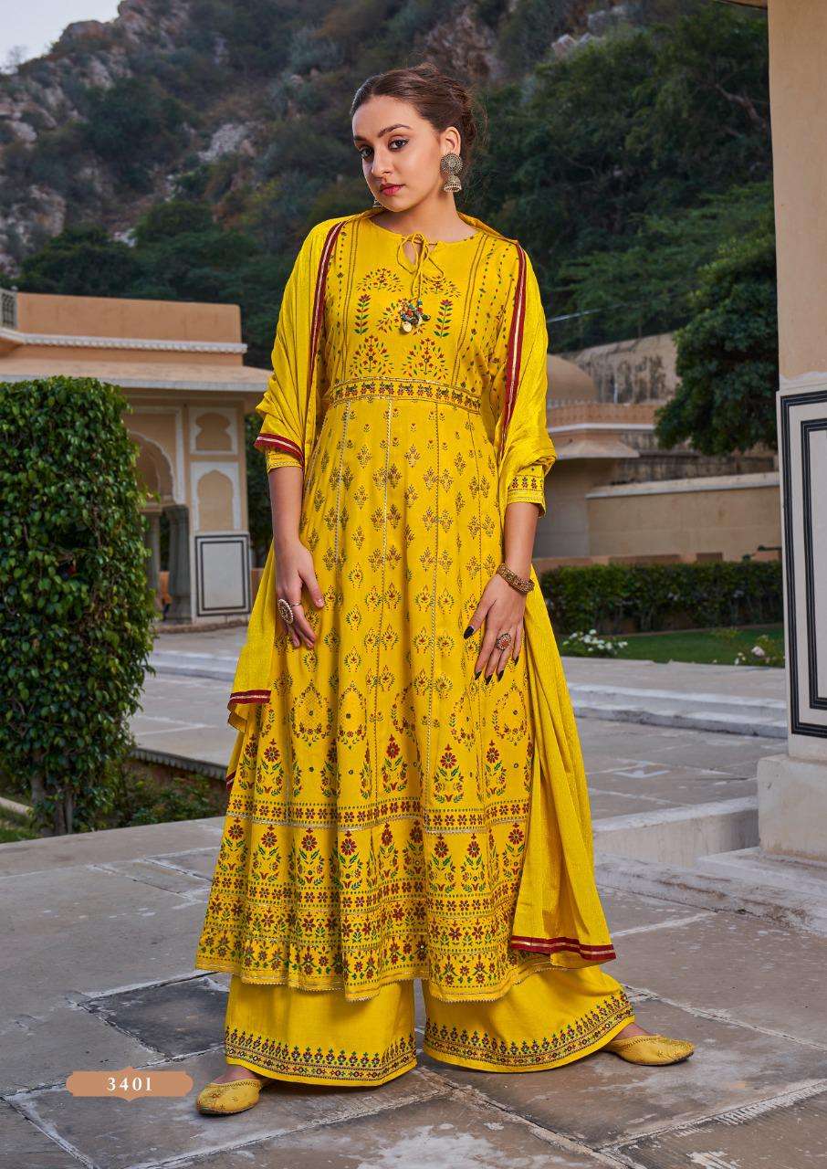 Rangoon Inspire Catalog Readymade Dress Materials