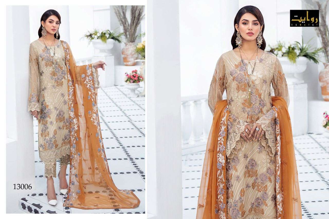 Rawayat Ramsha Vol 4 Catalog Georgette Pakistani Salwar Suits