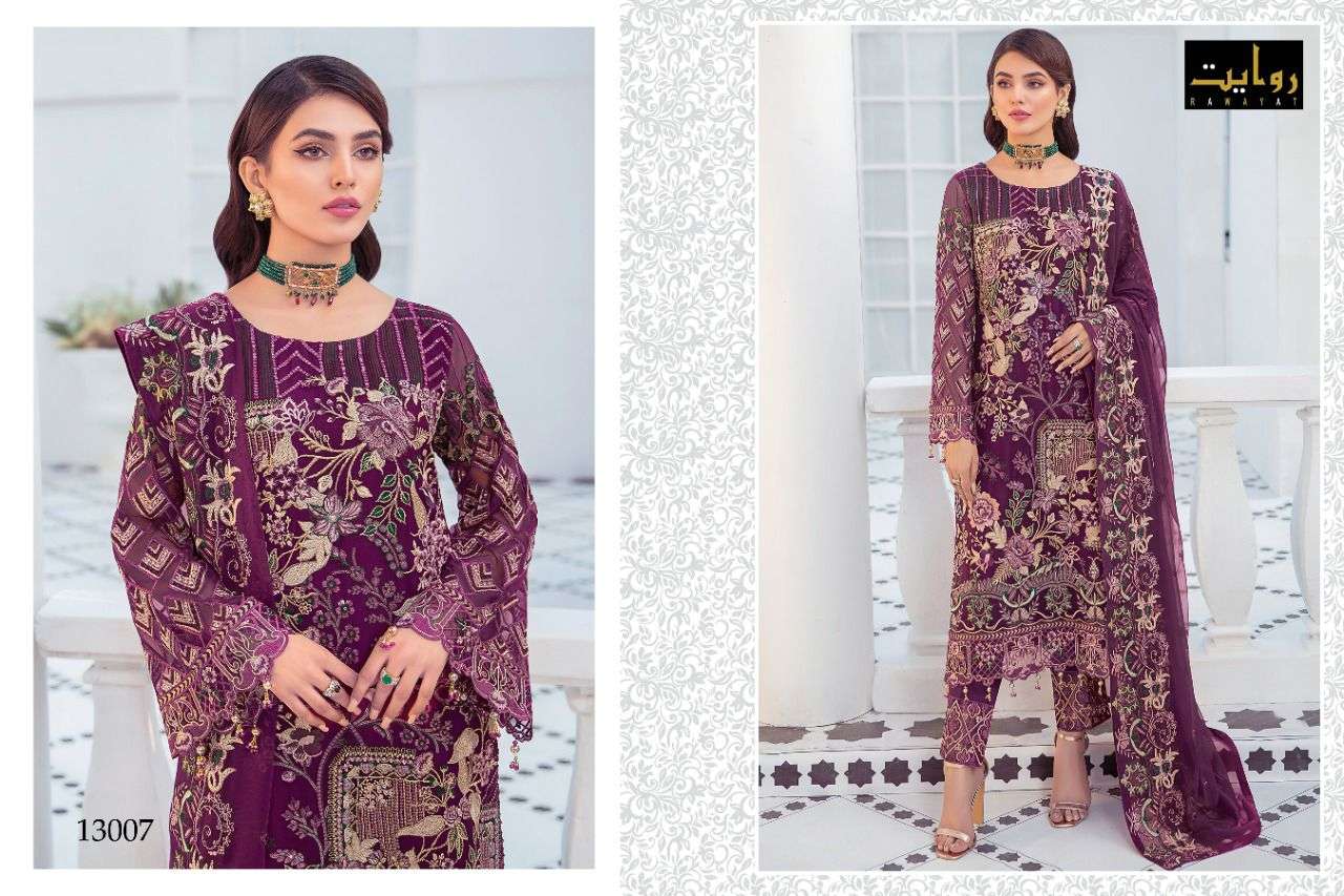 Rawayat Ramsha Vol 4 Catalog Georgette Pakistani Salwar Suits