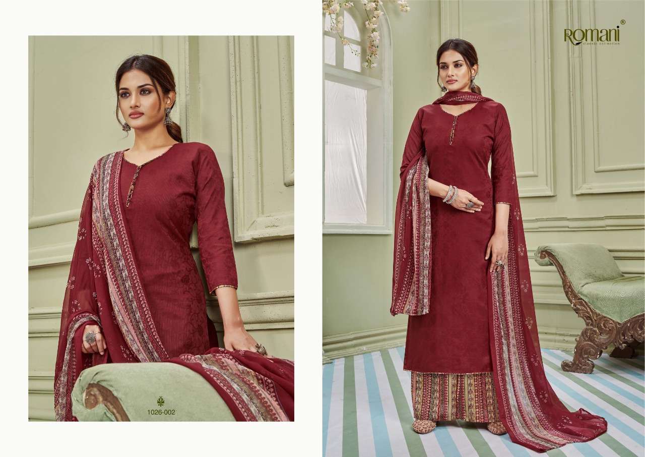 Romani Didaar Catalog Casual Wear Cotton Unstitched Dress Materials