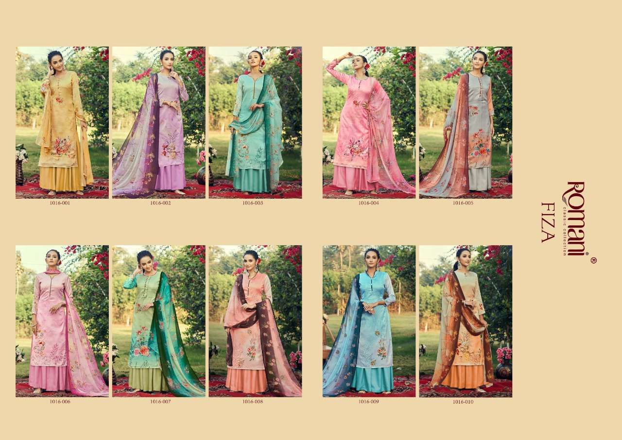 Romani Fiza Catalog Regular Wear Cotton Unstitched Dress Materials