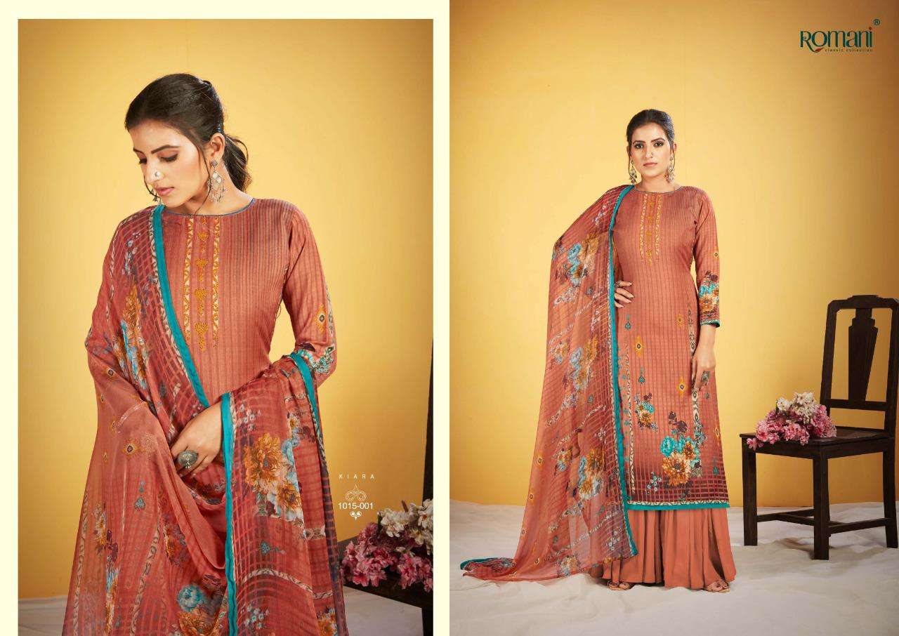 Romani Kiara Catalog Daily Wear Unstitched Cotton Dress Materials