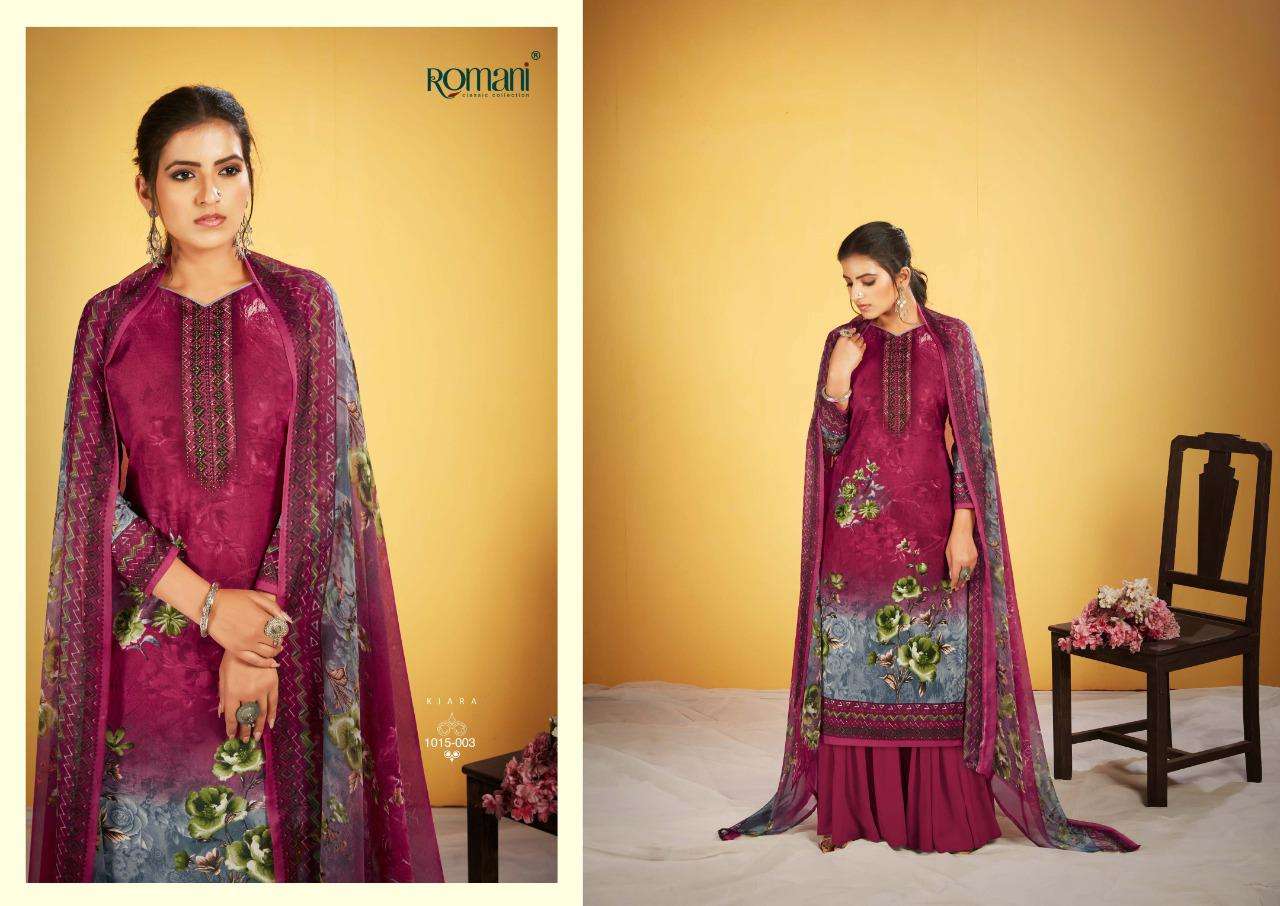 Romani Kiara Catalog Daily Wear Unstitched Cotton Dress Materials