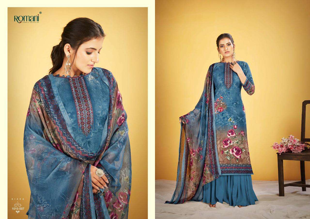 Romani Kiara Catalog Daily Wear Unstitched Cotton Dress Materials