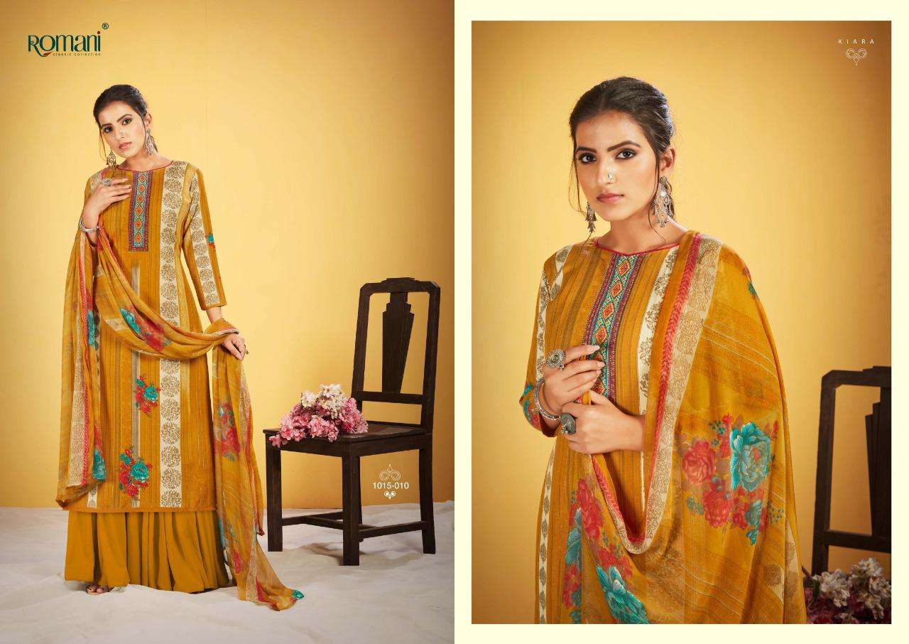 Romani Kiara Catalog Daily Wear Unstitched Cotton Dress Materials