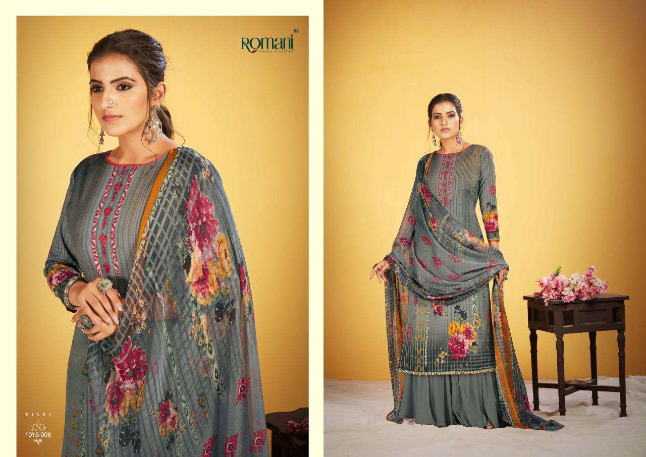 Romani Kiara Catalog Daily Wear Unstitched Cotton Dress Materials